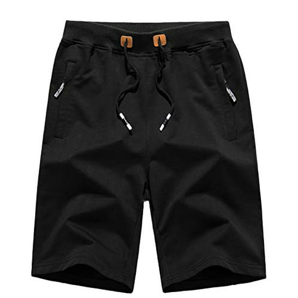 WOTHONPIS Mens Running Shorts Quick Dry 7 Inch Outdoor Shorts Lightweight with Zipper Pockets 